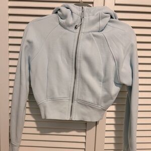 Lululemon full zip cropped scuba